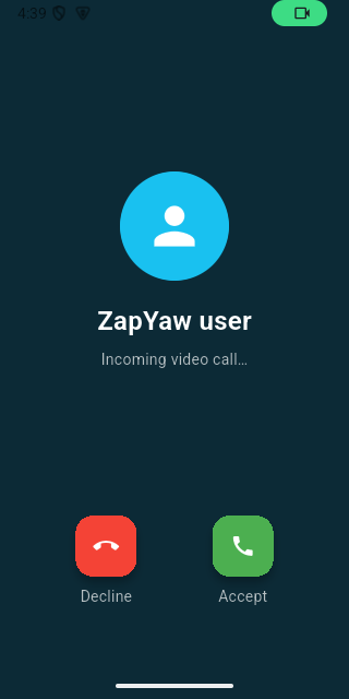 ZapYaw video call